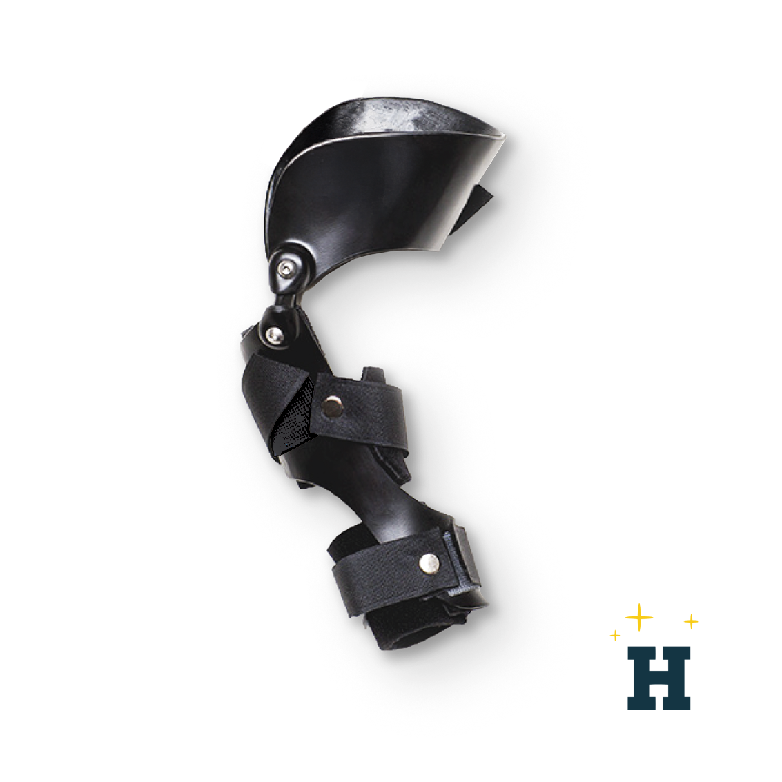 Black Hero Stifle brace on a white background